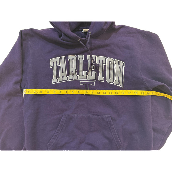 Tarleton State Texans Hoodie Sweatshirt Mens Medium Purple NCAA College Pullover - Picture 4 of 8
